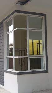 Aluminum is highly recyclable, therefore,. White Powder Coated Aluminium Frame Asmahwaty Contractor Facebook