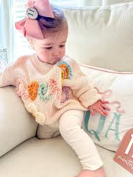 Boho Baby/Toddler Name Sweater