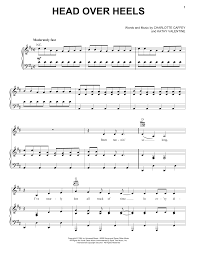 Head Over Heels Piano Vocal Guitar Chords Right Hand Melody