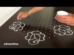 Youtube Rangoli Designs For Competition Rangoli Designs Rangoli Designs With Dots