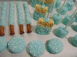 Pretzel Rods Pink Or Blue Chocolate Covered Pretzel Rods Etsy Pretzels Cubiertos De Chocolate Mesas Dulces De 15 Malvaviscos Cubiertos De Chocolate