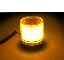 DC12-24V LED Car Warning Light Engineering Car Strobe Light Car Roof Emergency Traffic Signal Magnetic Suction