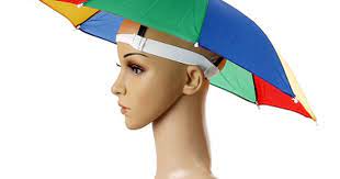 Umbrella Hat Sunshade Fishing Hiking Festival Outdoor Brolly Camping British England Watermelon Rainbow Coconut Tree Umbrella Fishing Umbrella Rainbow Umbrella