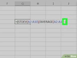 Du willst mehr zum thema chemie. In Excel Die Relative Standardabweichung Berechnen 9 Schritte Mit Bildern Wikihow