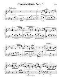 Free Piano Sheet Music Consolation No 5 Liszt Enjoy Piano Sheet Music Free Sheet Music Free Sheet Music