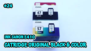 Aug 25, 2017 · 1. Canon Catridge Original Pg 47 Hitam Cl 57 Warna Unboxing Youtube