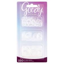 Goody Ouchless Clear Hair Ties No Metal Gentle Hair Elastic Polybands 250 Ct Walmart Com Clear Hair Hair Rubber Bands Hair Ties