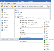 Do an svn update from the root folder. Projects Thunar Plugins Thunar Svn Plugin Xfce Goodies