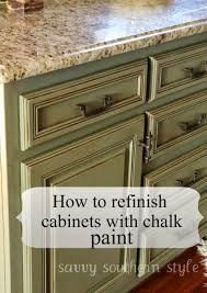 Kitchen Cabinets Tutorial Refinishing Cabinets Savvy Southern Style Kitchen Redo