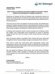 Susulan krisis air yang melanda selangor ketika ini. Pencemaran Sungai Semenyih 273 Kawasan Alami Gangguan Bekalan Air