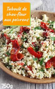 Taboule De Chou Fleur Aux Poivrons Rotis Taboule De Chou Fleur Chou Fleur Recette Chou