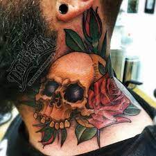 60 Awesome Neck Tattoos Cuded Eagle Neck Tattoo Flower Neck Tattoo Throat Tattoo