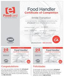 Download your card instantly after completing training. Food Handler Card Employees Card Cards Food Industry
