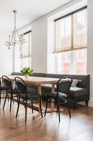 Living room & dining room jan 23, 2017 a brooklyn brownstone gets a glam twist. Interior Design Ideas Brooklyn Ensemble Architecture Brooklyn Heights Dining Room Banquette Dining Table With Bench Settee Dining