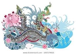 Stock vector hand drawn thai dragon on water line thai is thailand style and tattoo design 628227923. 53 Thai Tattoo Ideas Best Designs Canadian Tattoos