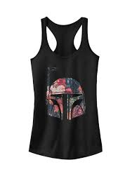 My dad is a huge boba fett fan, wondering what to get/make him for his birthday. Star Wars Boba Fett Floral Print Helmet Graphic Racerback Tank Belk