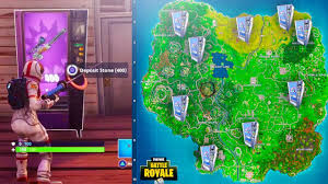 Most of them are in the major landing locations you'd expect, although at this point, they seem to be conspicuously absent from junk junction, flush factory, and snobby shores. How To Find Vending Machines In Fortnite Vending Machine Spawn Locations Fortnite Battle Royale Youtube