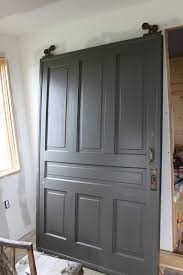 Door Painted With Dragon S Breath By Benjamin Moore One Of The Best Interior Door And Cabinet Colors Always Cabinet Paint Colors Painted Doors Doors Interior