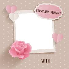Happy Anniversary Card With Name And Photo In 2020 Happy Anniversary Cards Happy Marriage Anniversary Love Anniversary Wishes