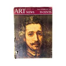 VTG Art News Magazine February 1, 1942 Man with a Magnifying Glass No Label 