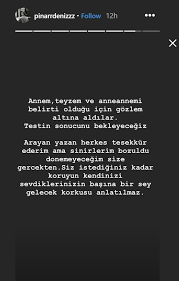 Başarılı oyuncu, test sonuçlarını beklediklerini belirtti. Ailesi Karantinada Olan Pinar Deniz Den Haber Var Pinar Deniz Sosyal Medya Hesabindan Boyle Duyurdu Son Dakika Magazin Haberleri