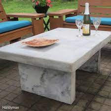 Faux Marble Table This Beautiful Faux Marble Table Looks Like Stone But Has The Strength And Dur Concrete Outdoor Table Quikrete Countertop Mix Concrete Diy