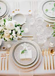 For the ultimate in delicious wedding table settings that look good enough to eat! 36 Gold Wedding Ideas Martha Stewart
