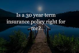 30 Year Term Life Insurance See Rate Chart Get Quotes Cost