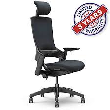 Ergonomic High Swivel Executive Chair With Adjustable Height Head 3d Arm Rest Lumbar Support And Upholstered Back Fo Executive Chair Arm Rest Lumbar Support