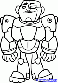 Teen Titans Go Para Colorear