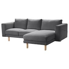 Norsborg كنبة 3 مقاعد With Chaise Longue Finnsta Dark Grey Birch ايكيا