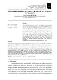 Check spelling or type a new query. Pdf Pengembangan Media Puzzle Untuk Pembuktian Teorema Pythagoras