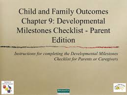 Child And Family Outcomes Chapter 9 Developmental