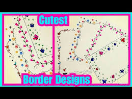 Videos Matching 4 Border Designs Border Designs For Project