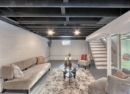 12 Finishing Touches For Your Unfinished Basement Basement Ceiling Basement Design Basement Makeover