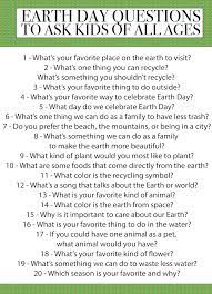 Every april 22, millions of people around the world gather to celebrate earth day. Earth Day Questions For Students Free Printable Play Party Plan