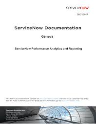 Servicenow Performance Analytics And Reporting Manualzz Com