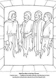 Shadrach, meshach and abednego were three jewish men thrown into a fiery furnace by nebuchadnezzar, king of babylon, when they refused to bow down to the king's ask your sunday school class to color their favorite coloring page about daniel, while you tell the story of: Free Printable Shadrach Meshach And Abednego Coloring Pages