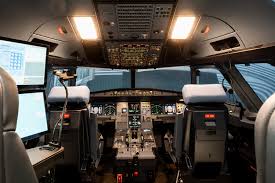 Boeing recently revealed cockpit renders and i find the location of the folding controls quite special, so close to the seatbelt switch, and wit. Press Release Lufthansa Aviation Training Extends Simulator Fleet Runway Girlrunway Girl