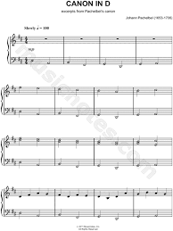 Canon In D Partitura Piano Download Johann Pachelbel Canon In D Sheet Music Piano Solo In D Major Download Print Sheet Music Johann Pachelbel Piano
