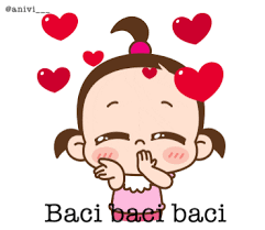 Baci bacio amicizia cuore amore tenero tenerezza buongiorno ...