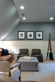 Pale yellow can be a great color for a basement because it keeps things light and fun. Beadboard Wall Love Love Love The Wall Color Just Like The Hall Bath Color Home Home Decor Family Room