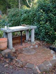 Outdoor Sink In Vegetable Garden Garden Sink Dream Backyard Garden Backyard Garden Layout
