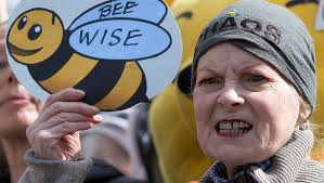 Top bee vivienne westwood 2026 Top British Fashion Designers Create Buzz at  London Bee Protest