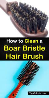 Lower your hairbrush into the water gently submerging the entire bristled area. 3 Simple Ways To Clean A Boar Bristle Hair Brush