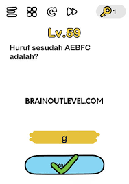 Kunci jawaban brain out terlengkap dari level 1 sampai level 223, 240, 250. Huruf Sesudah Aebfc Adalah Brain Out Level 59 Tekno Ruangguru Co