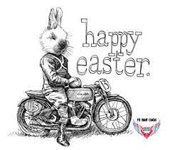 Easter Biker Rabbit Motorcycle Alphabet Letters To Print Lettering Alphabet Happy Easter
