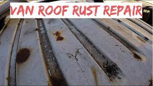 Basically rust has eaten through the top corners of the roof next to the rain gutter lip thing (which i guess is fairly common in these models). Ford Connect Van Roof Rust Repair Complete Treatment Paint Youtube