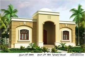 فيلا دور واحد المخطط Arab Arch Architectural Design House Plans House Front Design Classic House Design