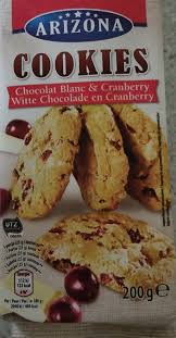 Cookies Chocolat Blanc Cranberry Arizona 200 G